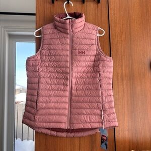 Helly Hansen Sirdal Insulator Vest Ash Rose Pink Quilted Puffer NWT Size M